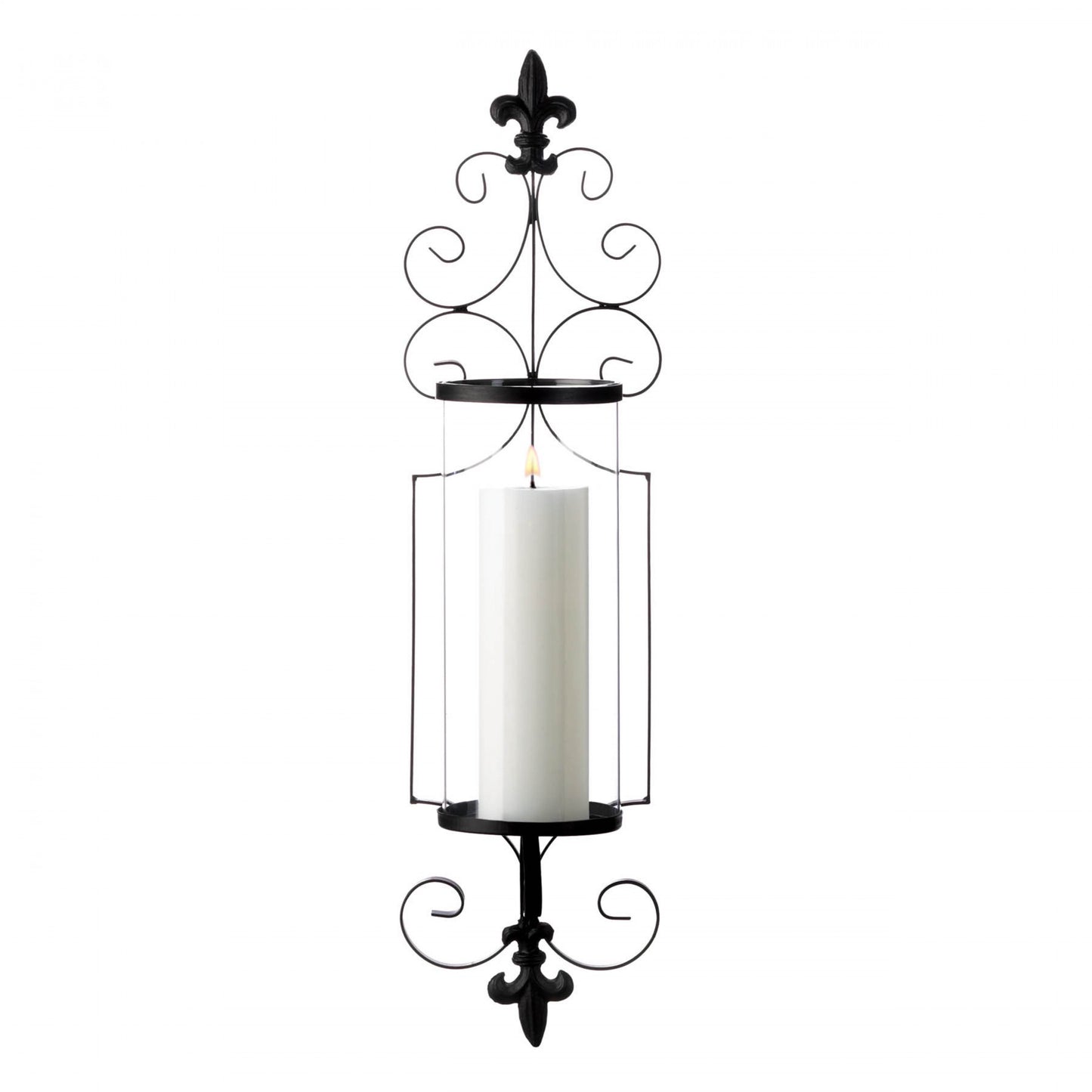 FLEUR-DE-LIS WALL SCONCE