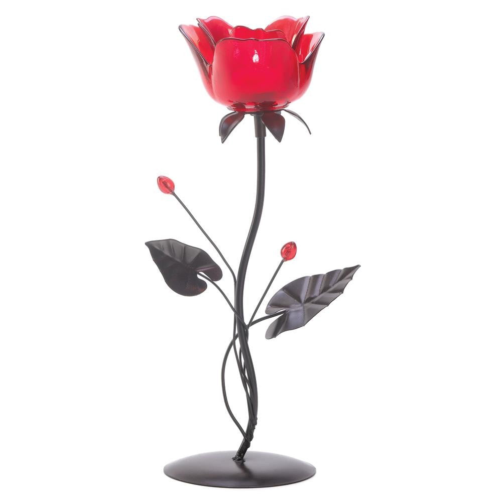 ROMANTIC ROSE VOTIVE CANDLE HOLDER
