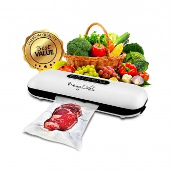 MEGACHEF HOME VACUUM SEALER AND FOOD PRESERVER WITH EXTRA BAGS