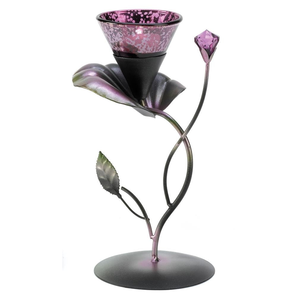 LILAC LILY PAD TEALIGHT HOLDER