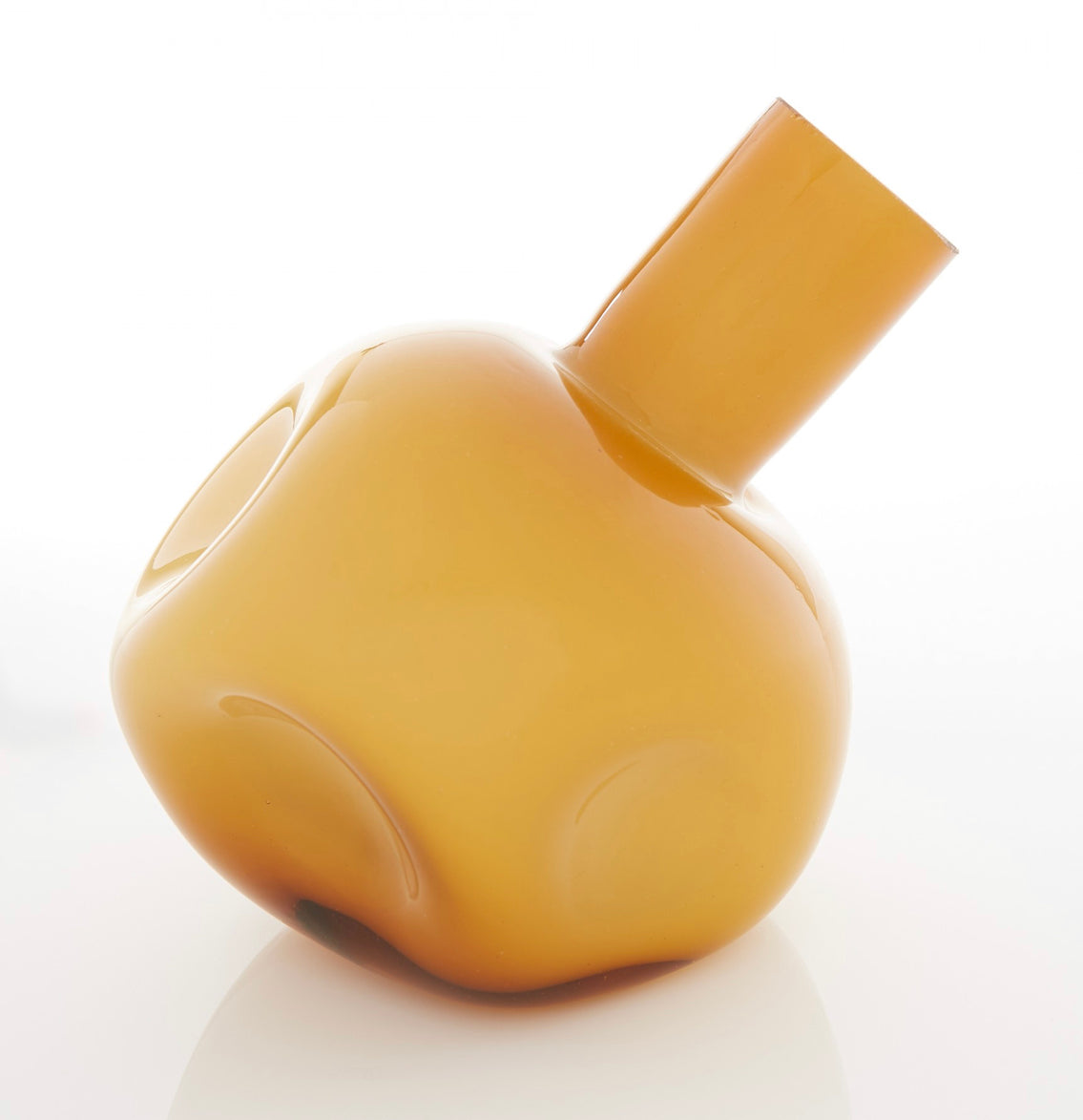 YELLOW ABSTRACT VASE