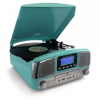 TREXONIC RETRO WIRELESS BLUETOOTH, RECORD AND CD PLAYER IN DIFFERENT COLORS