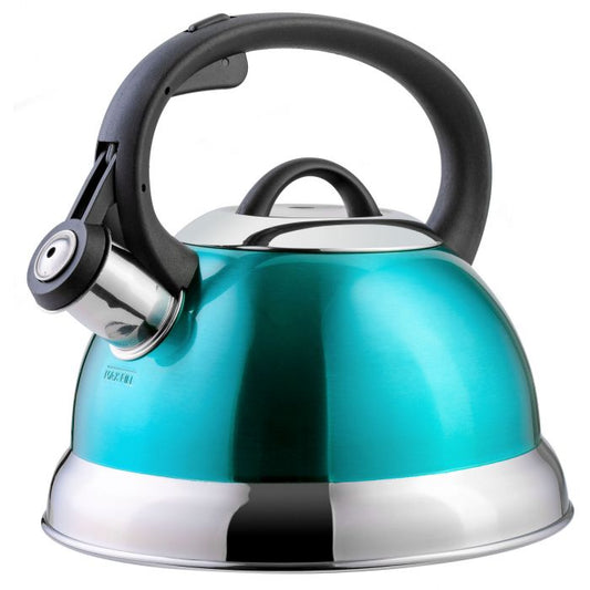 Mr. Coffee Flintshire 1.75 Quart Whistling Stovetop Tea Kettle